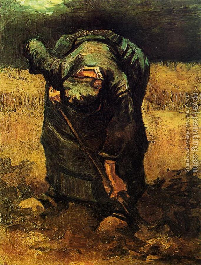 Vincent Van Gogh : Peasant Woman Digging III